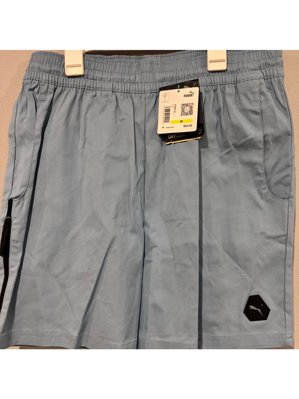 Puma Men's Sky Blue Athletic Shorts Mens Medium NWT